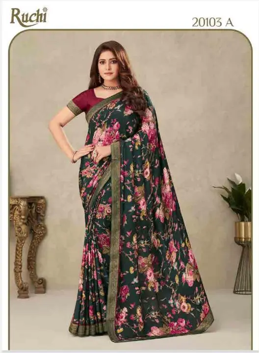 Hello,

Ruchi Sarees 
Presents
"SAMAIRA"

1. Catalog - Samaira 3
2. Pcs. - 6.
3. Fabric - Saree- Sil uploaded by Divya Fashion on 6/11/2023
