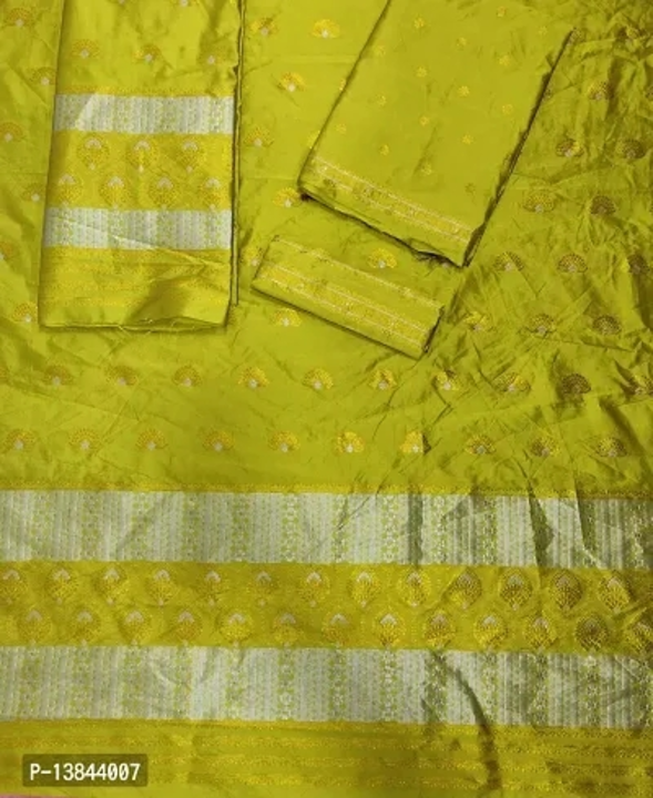 Elegant Silk Blend Saree with Blouse piece  uploaded by Shreeji New Fashion on 6/11/2023