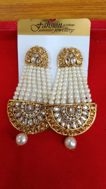 Rajwadi earrings collection  uploaded by Krishna collection on 6/2/2024