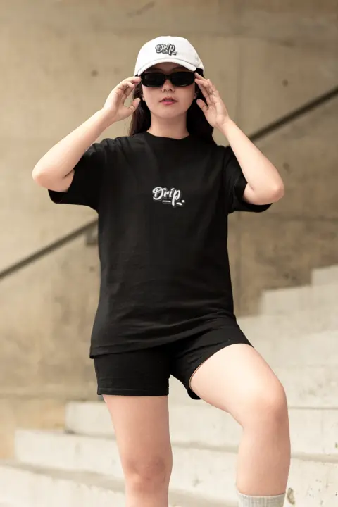 FREEDOM Black Oversized T-shirt 🔥 uploaded by Drip.Store on 6/11/2023
