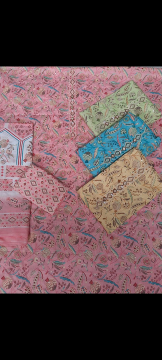 Cotton printed suits  uploaded by MUSKAN FABRICS on 6/11/2023