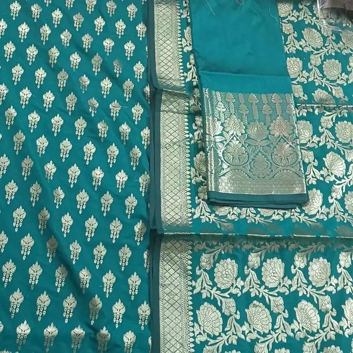 Banarasi Katan Silk Handloom suits uploaded by Banarasi Weavers on 6/11/2023