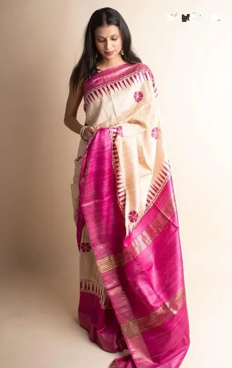 Product uploaded by Manufacturer of tussar gheecha 100 % silk saree on 6/11/2023
