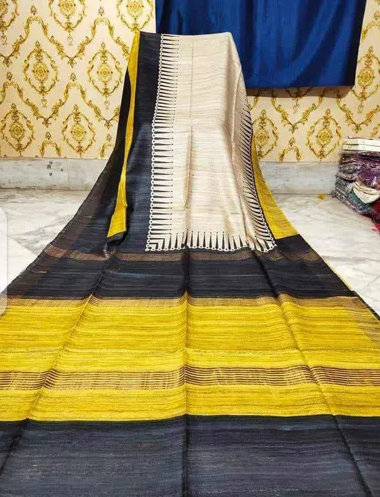 Product uploaded by Manufacturer of tussar gheecha 100 % silk saree on 6/11/2023