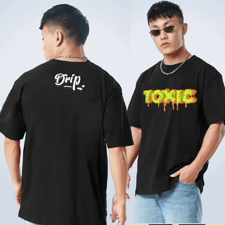 Toxic Black Oversized T-shirt 🔥 uploaded by Drip.Store on 6/11/2023