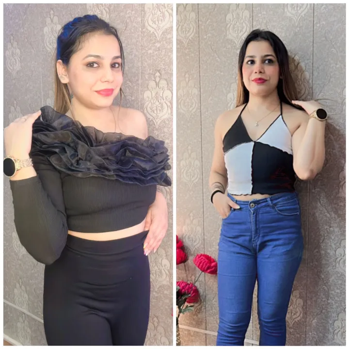 Post image *✨UNBELIEVABLE PRICES*✨

🌈*BEST PRICE OFFER*🌈

Combo of 2 tops
(Organza one shoulder + block buster)😍😍💕💕
Price - 700 free shipping 
Size till 36 bust
Fabric- imported knit

*Offer valid till 18 june*

*No further less*