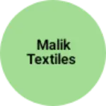 Business logo of Malik textiles