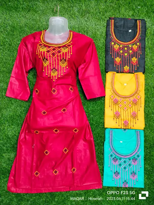 Heavy Rayon Embroidery Kurti XXL uploaded by Arham Garments on 6/11/2023