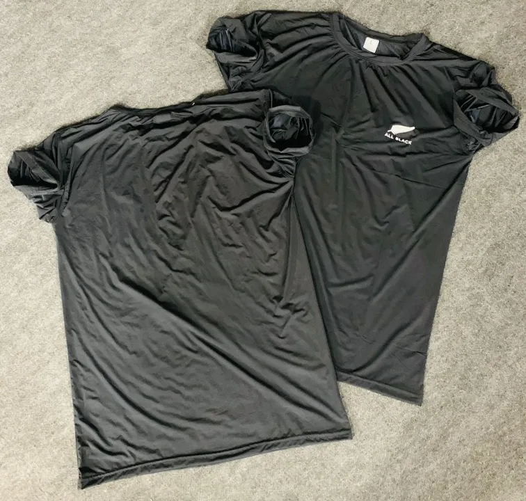 Lycra Z Black Tshirt / Cod Available / Starting Price  uploaded by Hindustan Trading Company on 6/11/2023