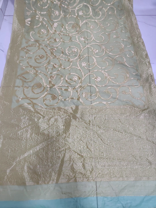 Chanderi cotton saree  uploaded by Yashvi textile  on 6/11/2023