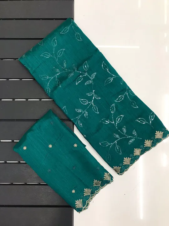 Silk sequence saree  uploaded by SAURYA LIFE STYLE on 6/11/2023