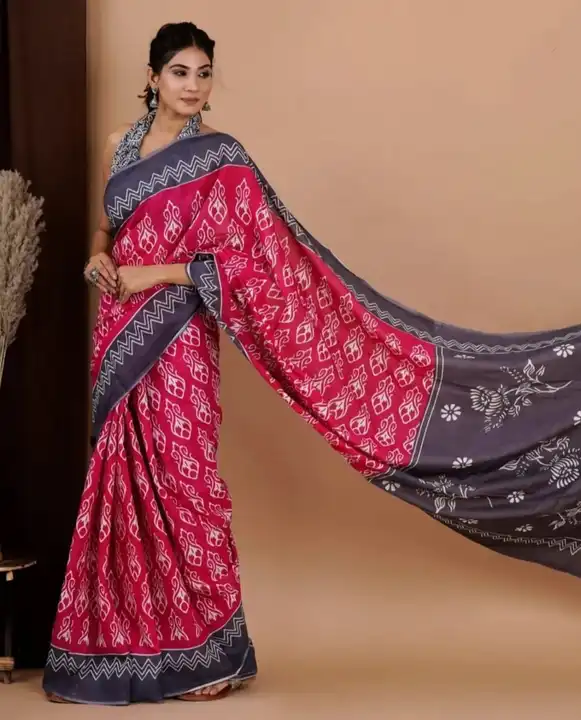 Pure cotton saree  uploaded by SAURYA LIFE STYLE on 6/11/2023