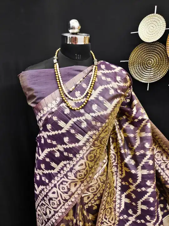 Raw silk saree uploaded by SAURYA LIFE STYLE on 6/11/2023