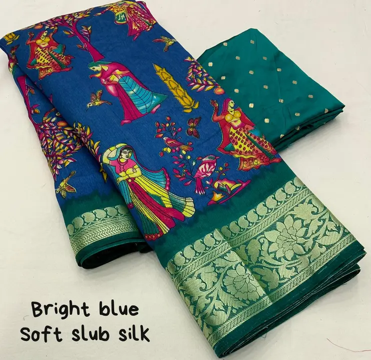 Slub silk saree  uploaded by SAURYA LIFE STYLE on 6/11/2023