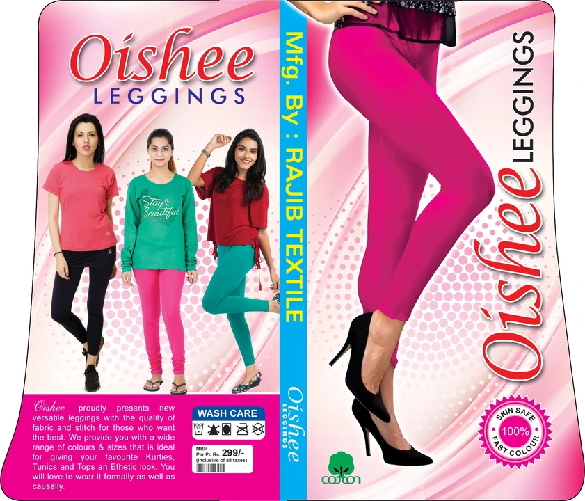Cotton Churidar Ladies Pink Printed Legging at Rs 140 in Howrah