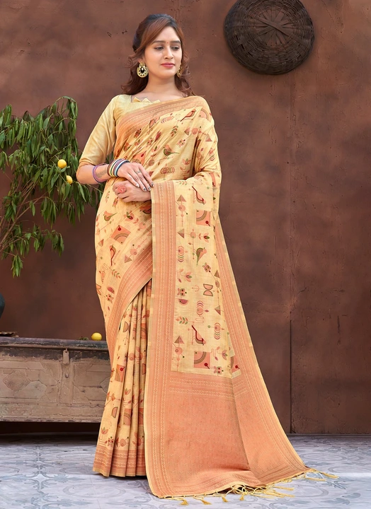 Exclusive New Banarasi Silk Saree For Women  uploaded by Sukhkrta clothing  on 6/11/2023