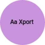 Business logo of Aa xport