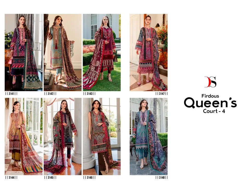 *Firouds Queens court -4 by DEEPSY SUITS* 

Top -Pure cotton with embroidery 

Bot - cotton solid

D uploaded by Fashion Textile  on 6/11/2023