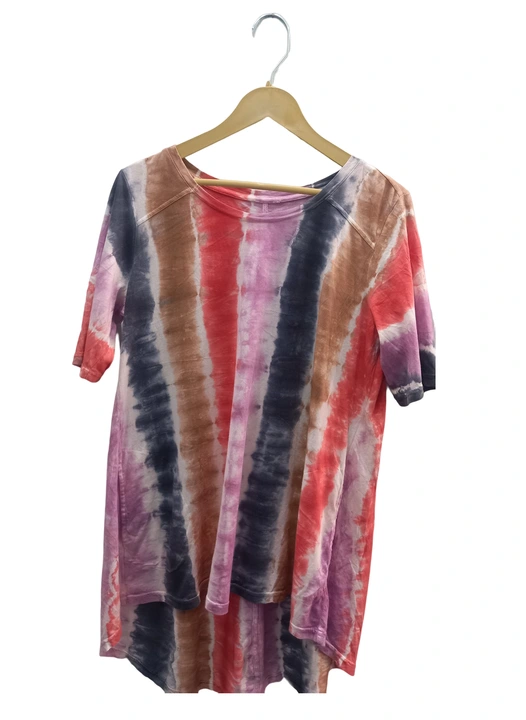 Plus Size Tie Dye Tee shirt for Women uploaded by business on 6/11/2023