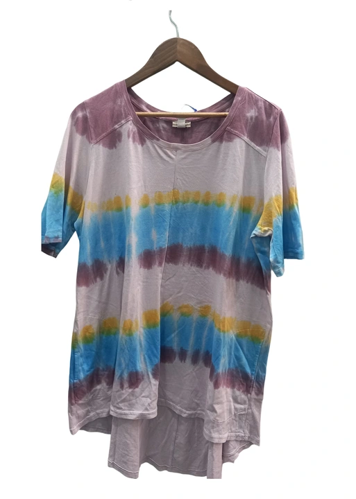 Plus Size Tie Dye Tee shirt for Women uploaded by Bueno International on 6/11/2023