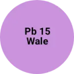 Business logo of PB 15 wale