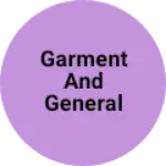 Business logo of Garment and general store