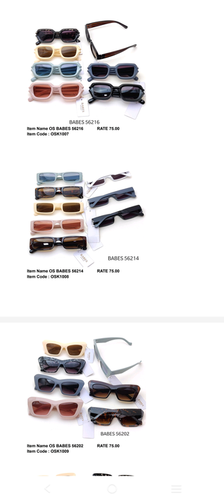 New Arrival*Sunglasses 😎 uploaded by Ashoka Traders on 6/12/2023
