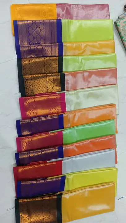 Plain sarees  uploaded by Manasa pattu silk sarees on 6/12/2023