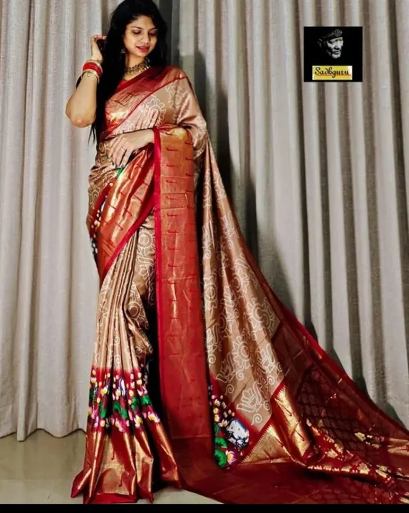 Super hit dola kalamariki silk saree uploaded by SS fashion world on 6/12/2023