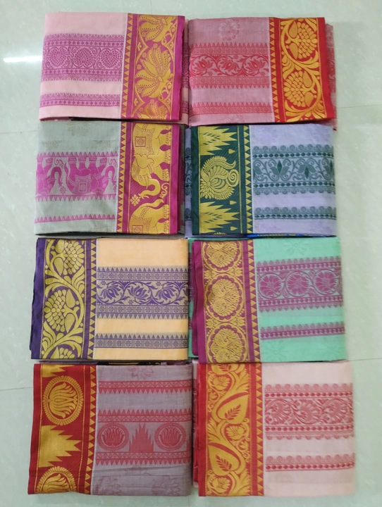 Embossed cotton dhoties  uploaded by BHASKAR TEXTILE on 10/2/2023