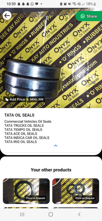 Product uploaded by ONYX OIL SEALS on 5/19/2024