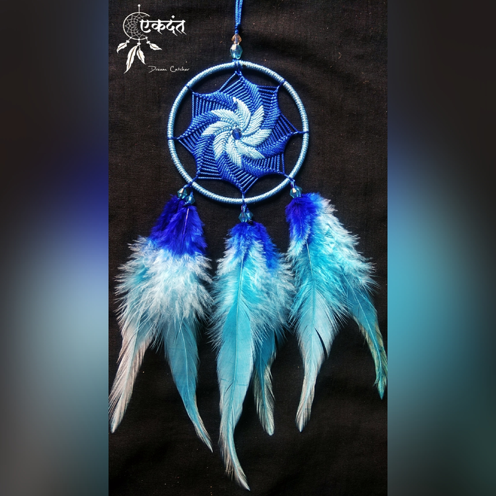 Post image Mini Dual Shaded Spiral Dreamcatcher