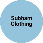 Business logo of Subham clothing