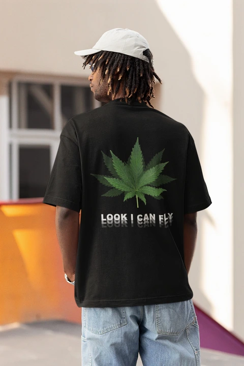 Look I can Fly Oversized T-shirt 🔥 uploaded by Drip.Store on 6/12/2023