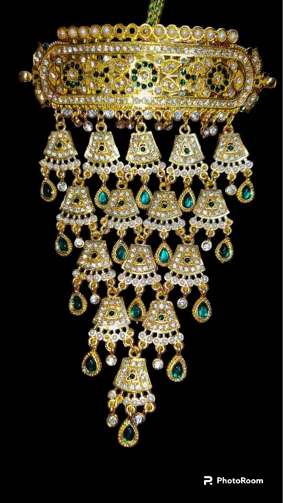 Pure Rajwadi jewellery set  uploaded by Krishna collection on 6/12/2023