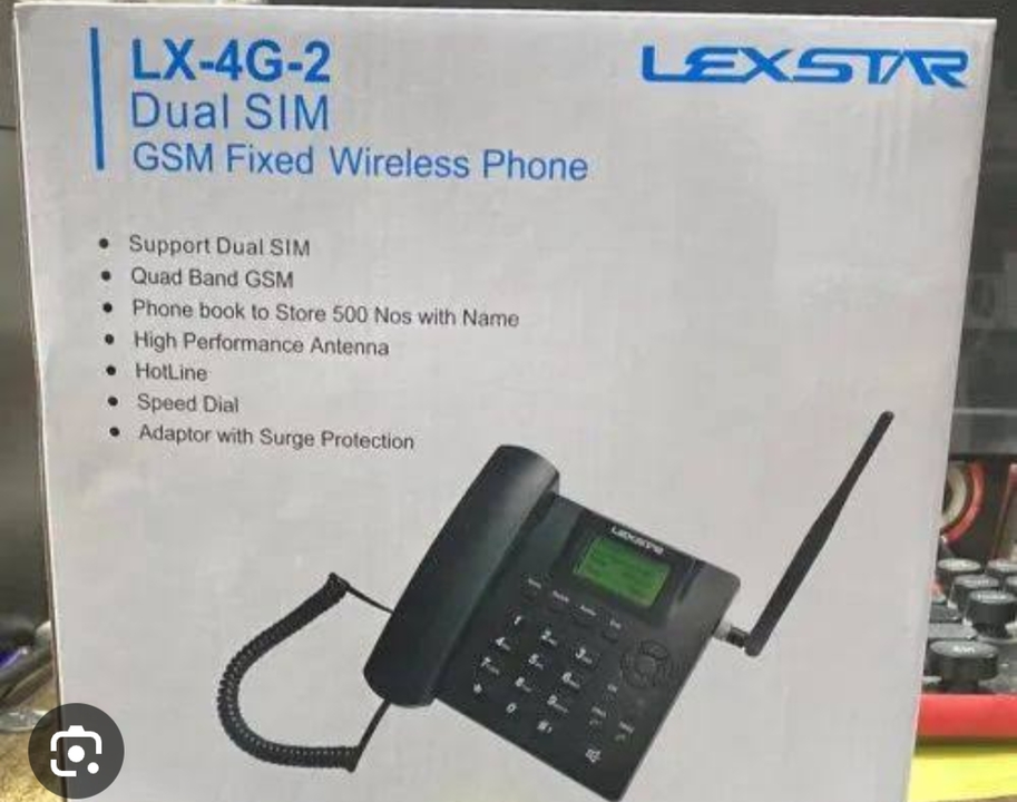 Lexstar-4G-2 dual sim GSM fixed wireless phone  uploaded by Shaksham Inc. on 6/12/2023