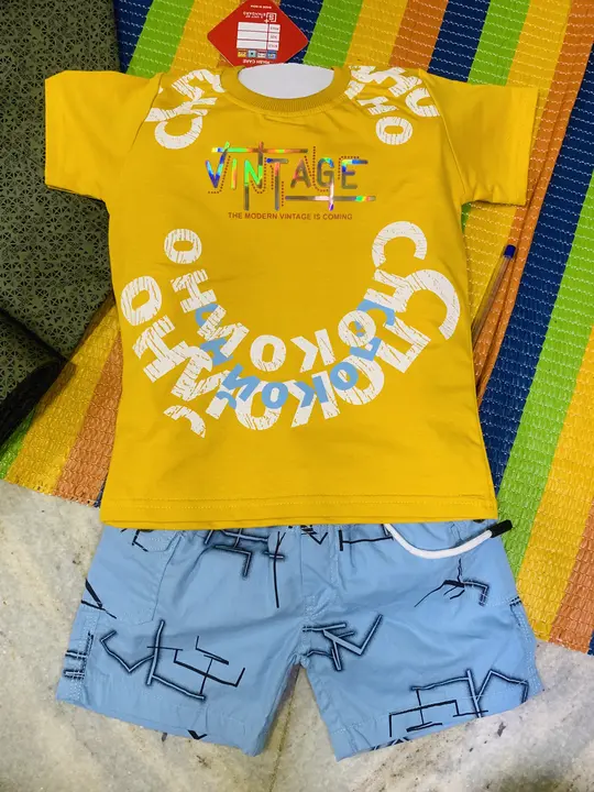 Kids t-shirt & pant set uploaded by Standard dresses on 5/18/2024