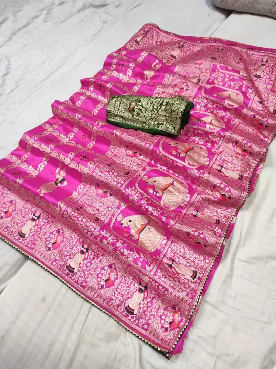 Product uploaded by Jaipuri wholesale gotta patti kurtis nd sarees on 6/12/2023