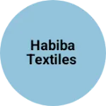Business logo of Habiba Textiles
