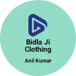 Business logo of Bidla ji clothing store