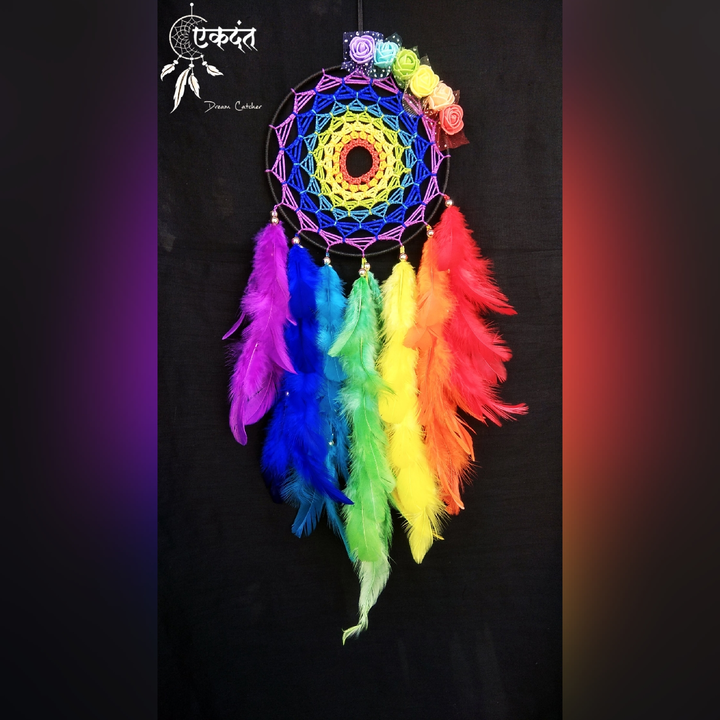 Rainbow Boho Dreamcatcher  uploaded by Ekdant Artbox on 6/12/2023