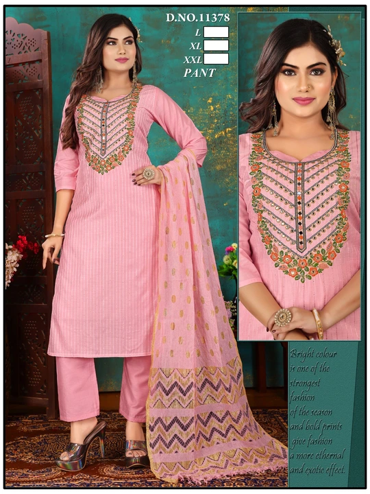 3 peace set Reyon fabric Size XL XXL XXXL available  uploaded by Deepa fashion on 6/12/2023