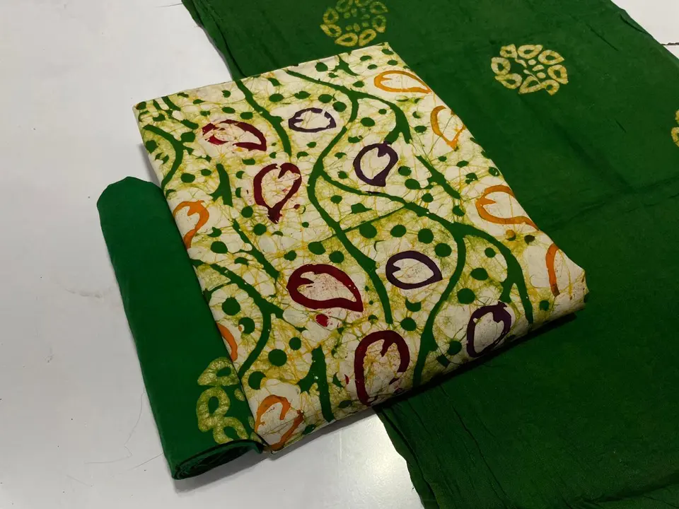 wax batik dress material uploaded by JAY K ART on 6/12/2023