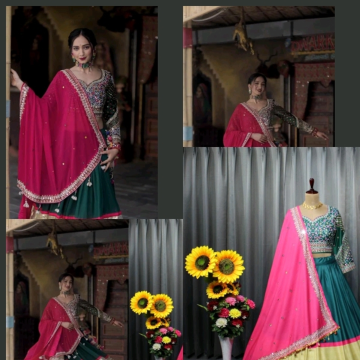 Wedding wear lehanga choli vt uploaded by pink Rose fashion Store  on 6/12/2023