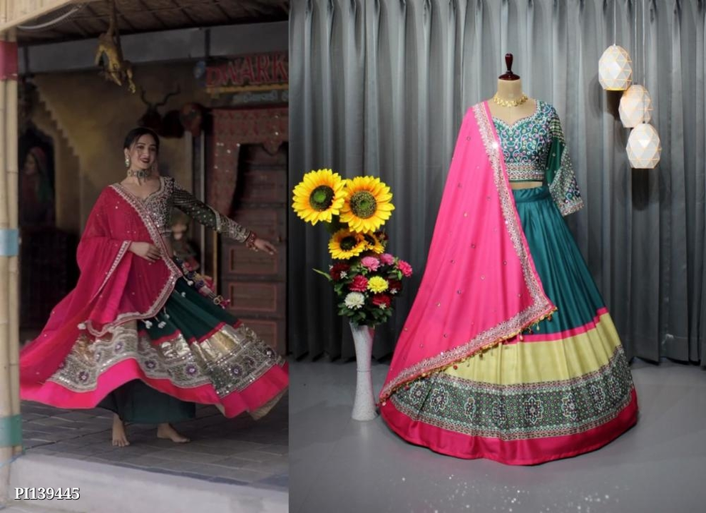 Wedding wear lehanga choli vt uploaded by pink Rose fashion Store  on 6/12/2023