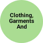 Business logo of Clothing, garments and textiles
