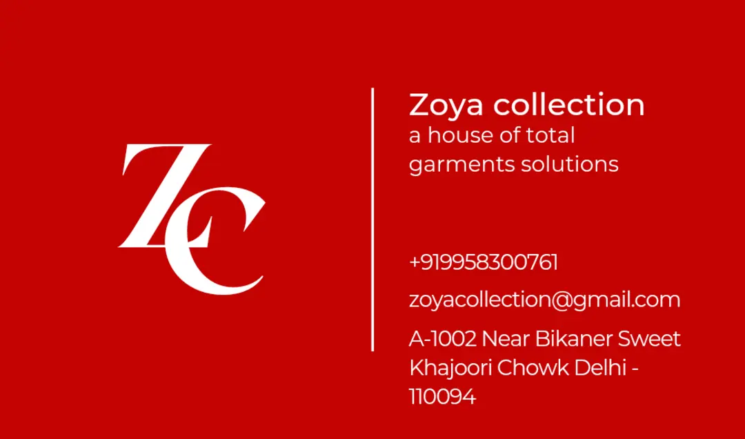 Warehouse Store Images of Zoya collection
