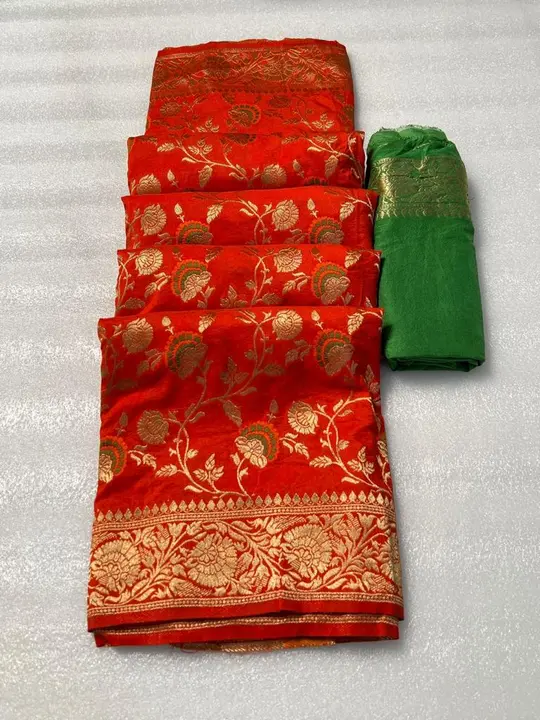 Khadi Georgette silk uploaded by Leedon hub on 6/12/2023
