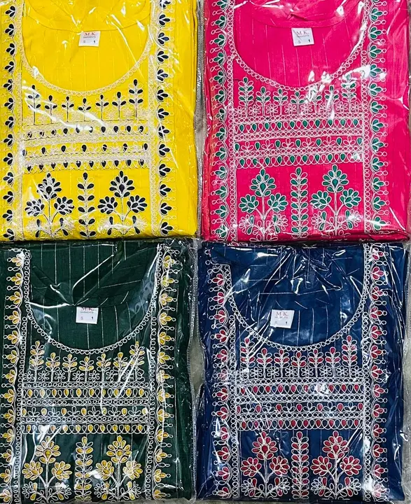 Rayon Lurex Embroidery (S, M, L)  uploaded by Apna Wholesale bazar  on 6/12/2023