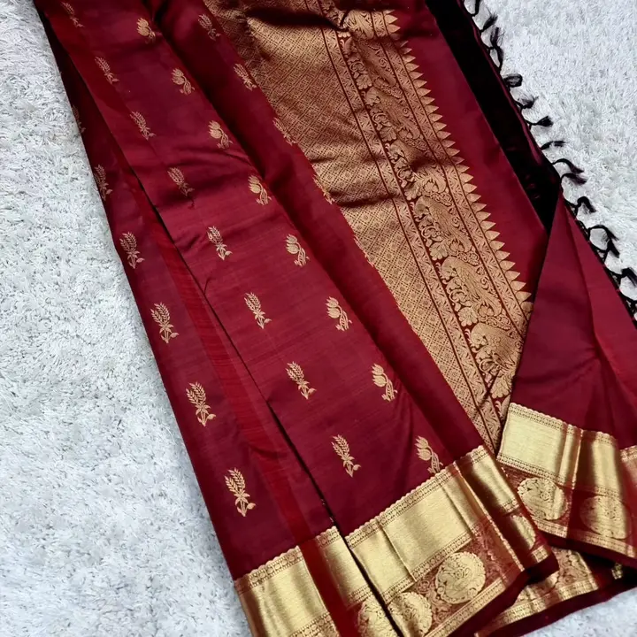Kanchipuram silk saree  uploaded by business on 6/12/2023